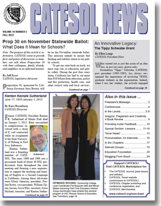 CATESOL News Fall 2012